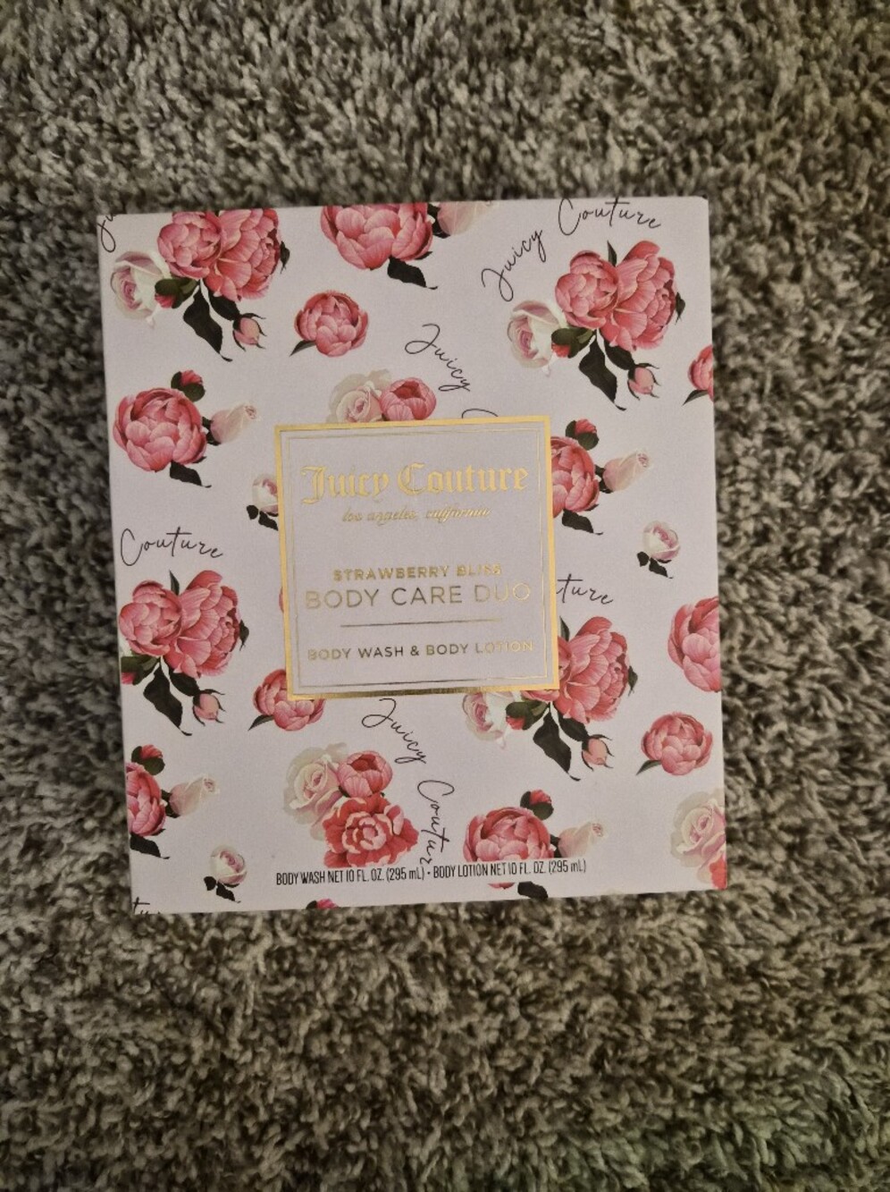 Juicy Couture Pink Floral Strawberry Body Care Duo